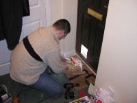 fitting catflap